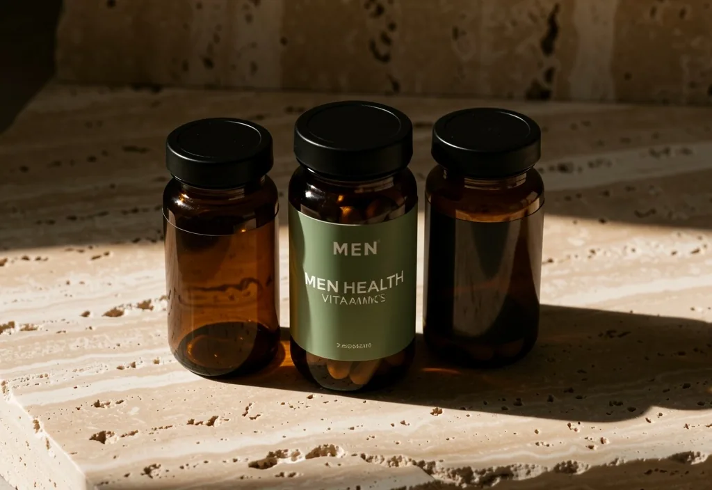 Amber glass bottles containing PrimaPria natural supplement formulas