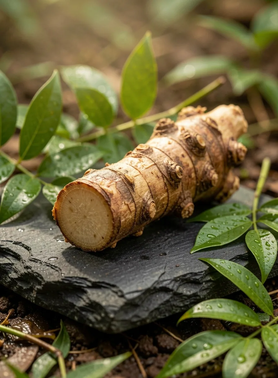 A botanical root harvested for natural supplements